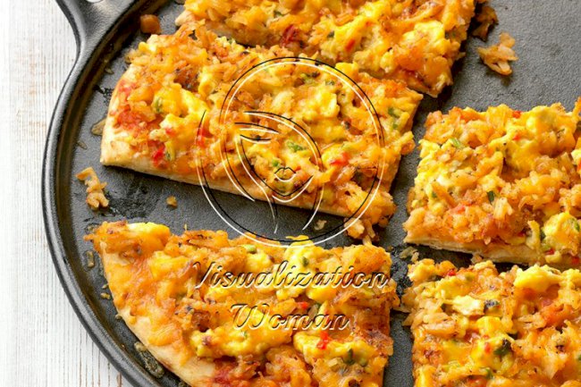 Spicy Breakfast Pizza