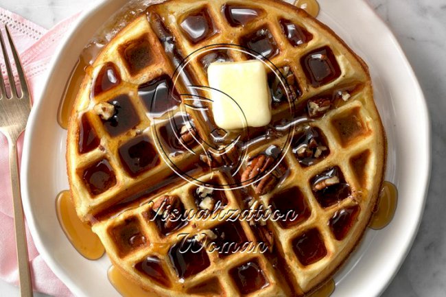 Buttermilk Pecan Waffles