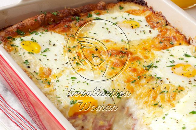 Ham, Egg & Cheese Casserole