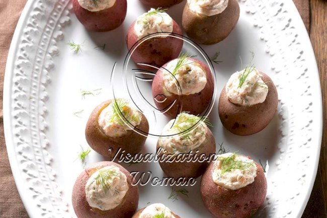 Smoked Salmon New Potatoes