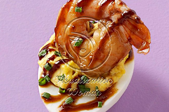 Hoisin-It-Nice Deviled Eggs