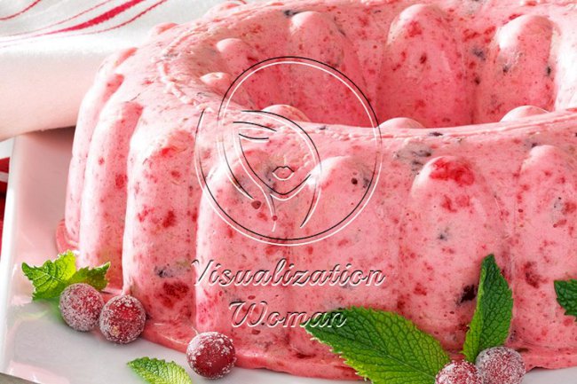 Fluffy Cranberry Mousse