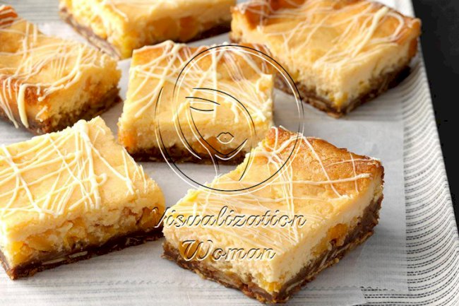 Apricot Eggnog Bars