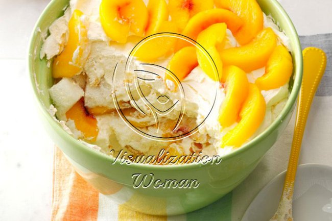 Peach Melba Trifle