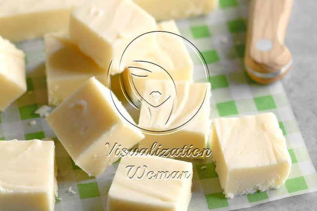 Holiday White Chocolate Fudge