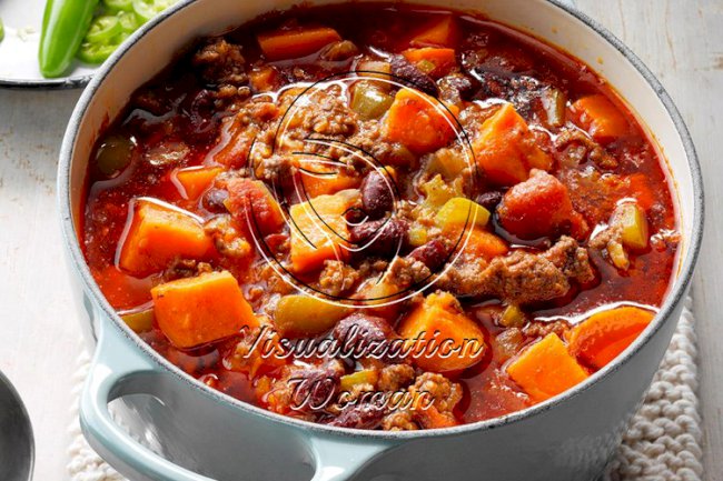 Beefy Sweet Potato Chili