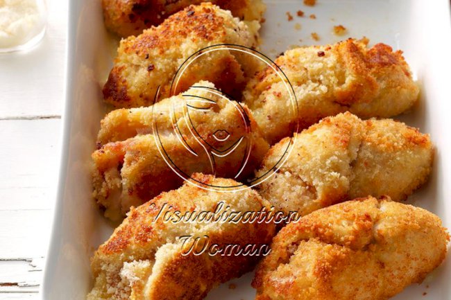 Turkey Cordon Bleu with Alfredo Sauce