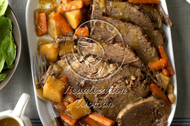 Slow-Cooked Rump Roast