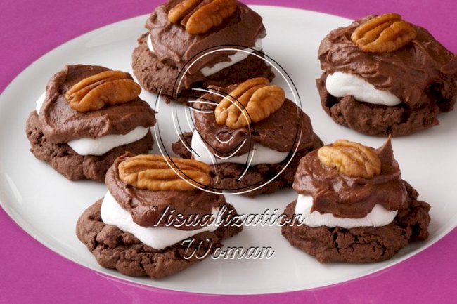 Chocolate-Covered Marshmallow Cookies