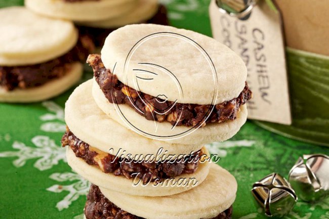 Cashew Sandwich Cookies