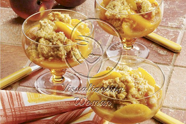 Cinnamon Peach Crisp