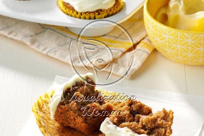 Carrot Cupcakes with Cream Cheese Frosting