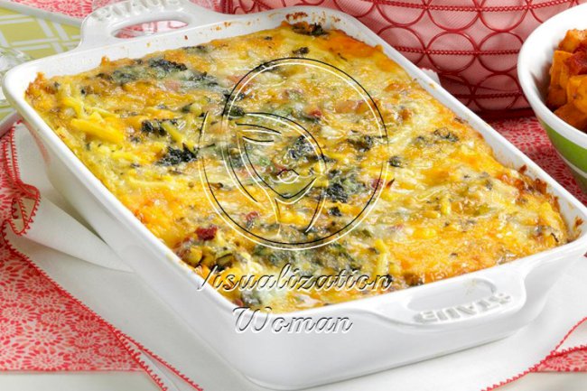 Spinach Hash Brown Frittata