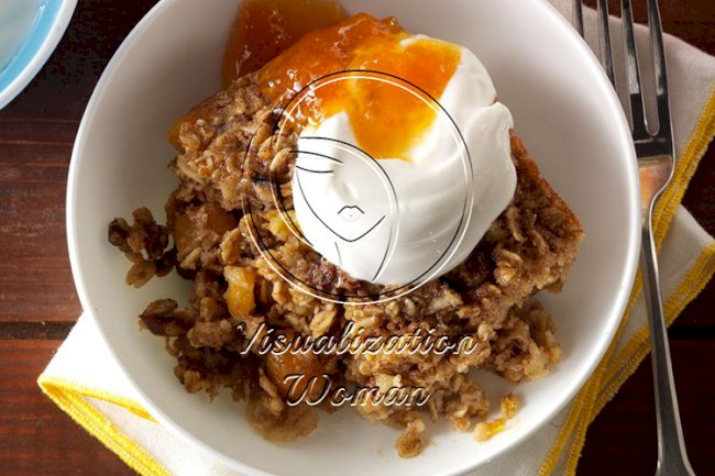 Spiced Apricot Baked Oatmeal