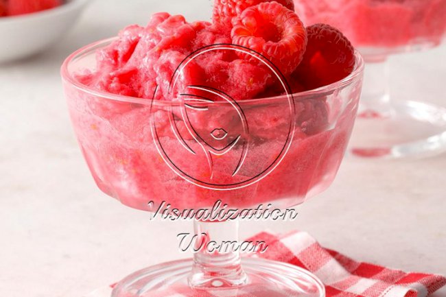 Raspberry Sorbet for Two