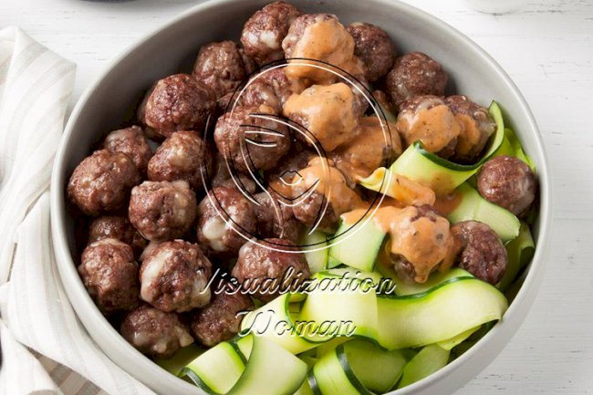 Keto Meatballs and Sauce
