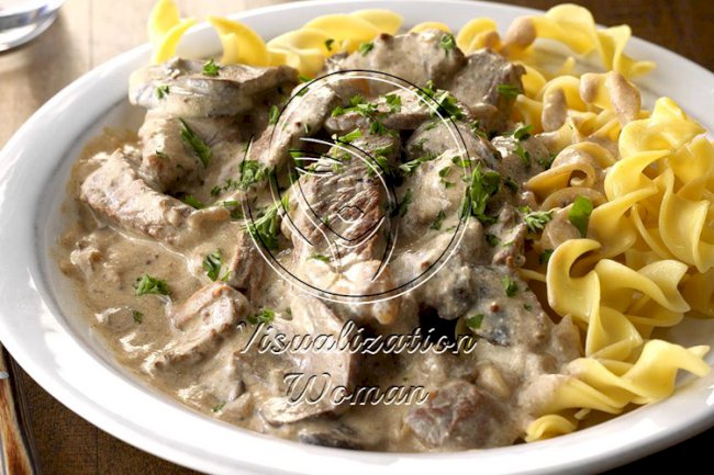 Slow-Cooker Beef Stroganoff
