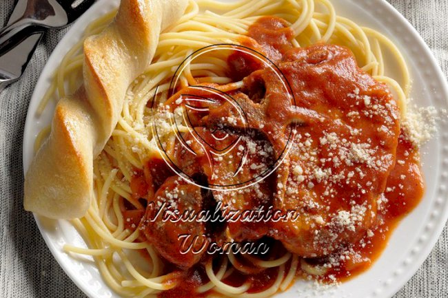 Spaghetti Pork Chops