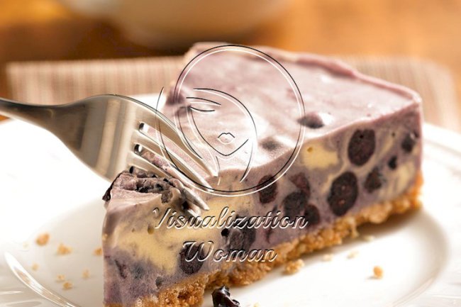Blueberry Ice Cream Tart