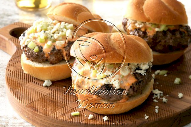 Buffalo Beef Burgers