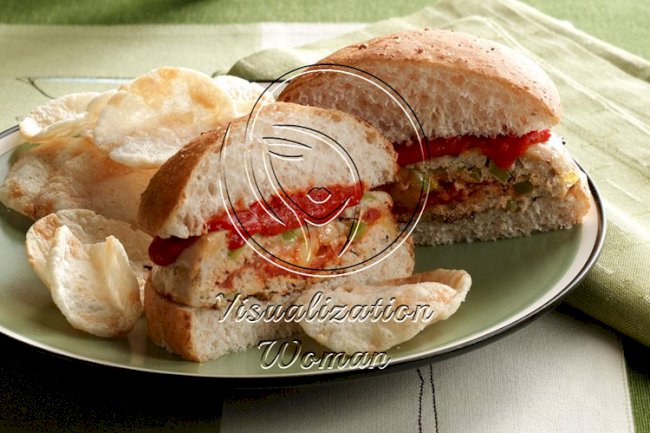 Stuffed Pizza Burgers