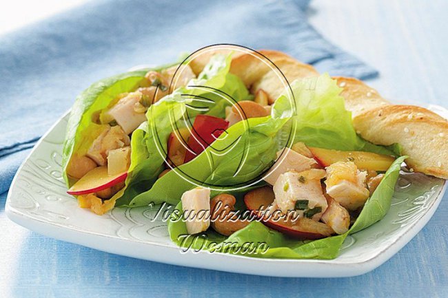 Plum Chicken Wraps