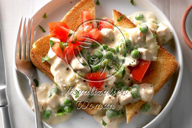 Open-Faced Turkey Sandwich