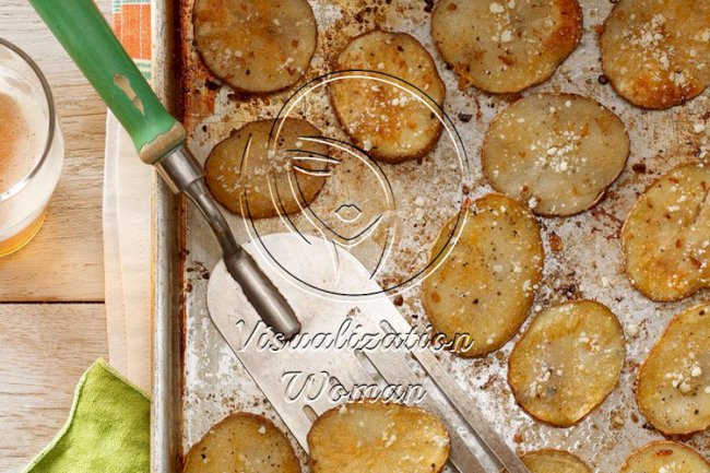 Oven Parmesan Chips
