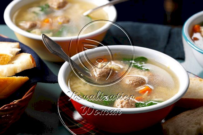 Meatball & Pasta Soup