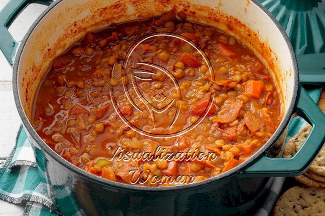 Lentil Pepperoni Stew