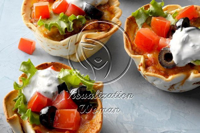 Lentil Taco Cups