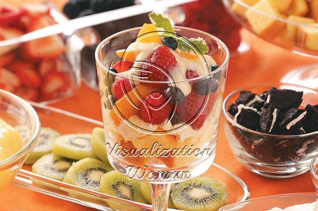 Summertime Fruit Trifles
