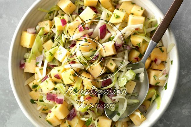 Cabbage and Rutabaga Slaw