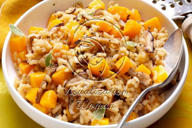 Shiitake & Butternut Risotto