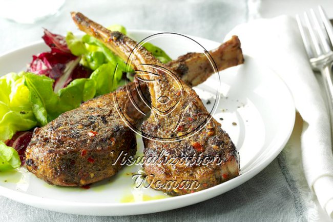 Spice-Rubbed Lamb Chops