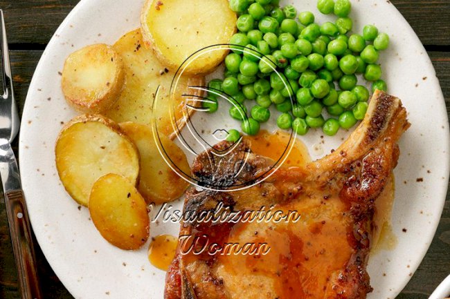 Slow-Cooker Bourbon Pork Chops