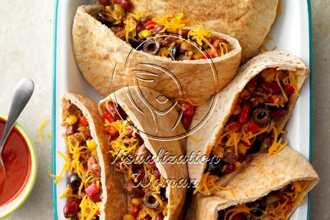 Hearty Pita Tacos