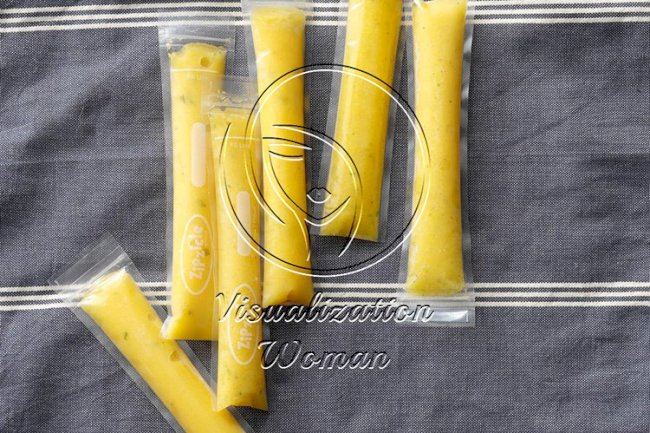 Lemon-Apricot Fruit Pops