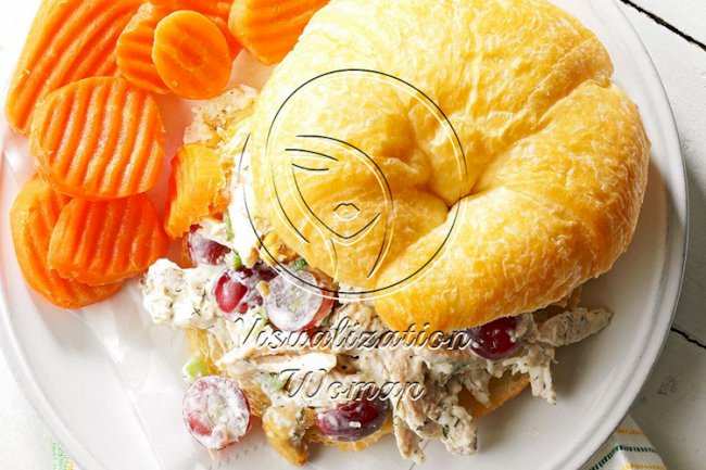 Chicken Salad Croissant Sandwiches
