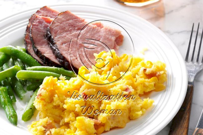 Slow Cooker Corn Pudding