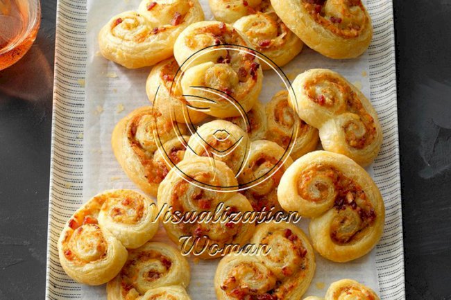 Gruyere and Crab Palmiers