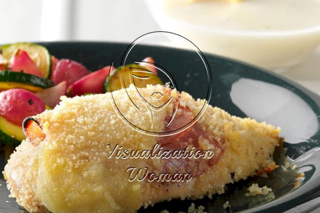Oven Chicken Cordon Bleu