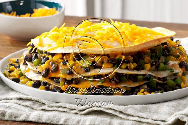 Black Bean Tortilla Pie