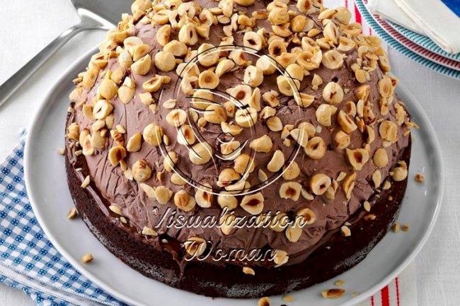 Hazelnut Brownie Bombe