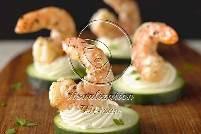 Greek Shrimp Canapes