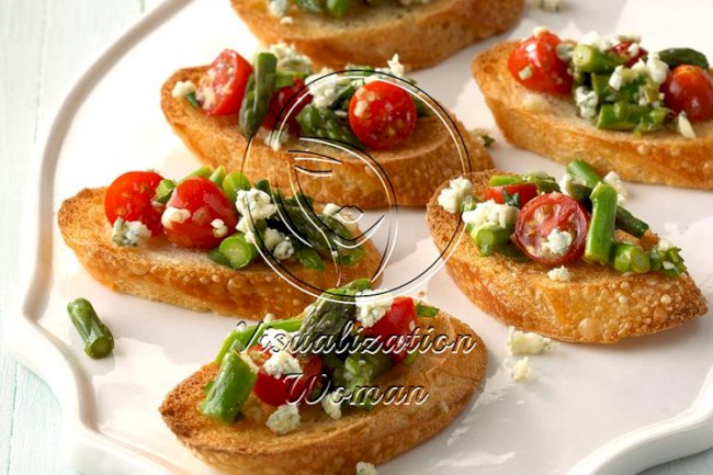 Asparagus Bruschetta