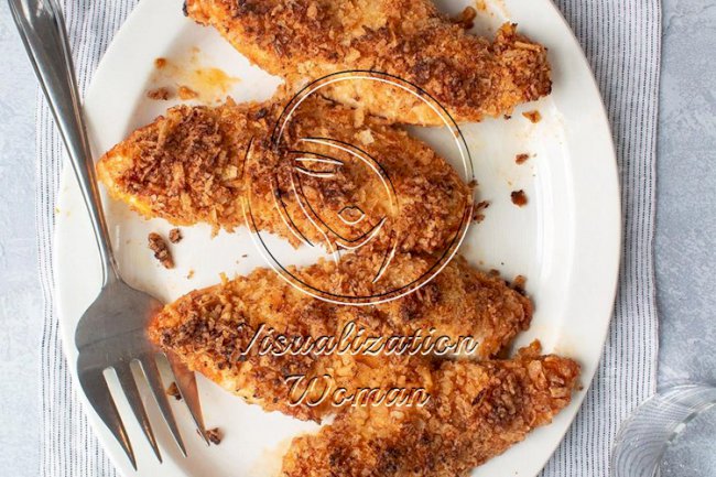 Crunchy Onion Barbecue Chicken
