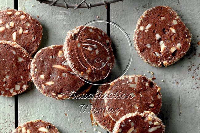 Chocolate Almond Wafers