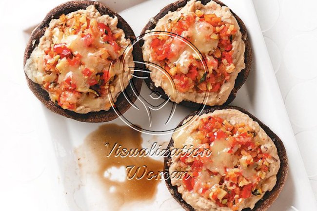 Vegetable-Stuffed Portobellos