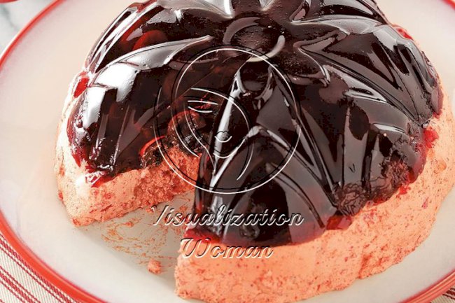Cherry Chiffon Gelatin